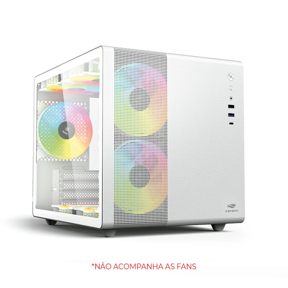 Gabinete Aquarius MT-G710WH sem Fonte C3Tech