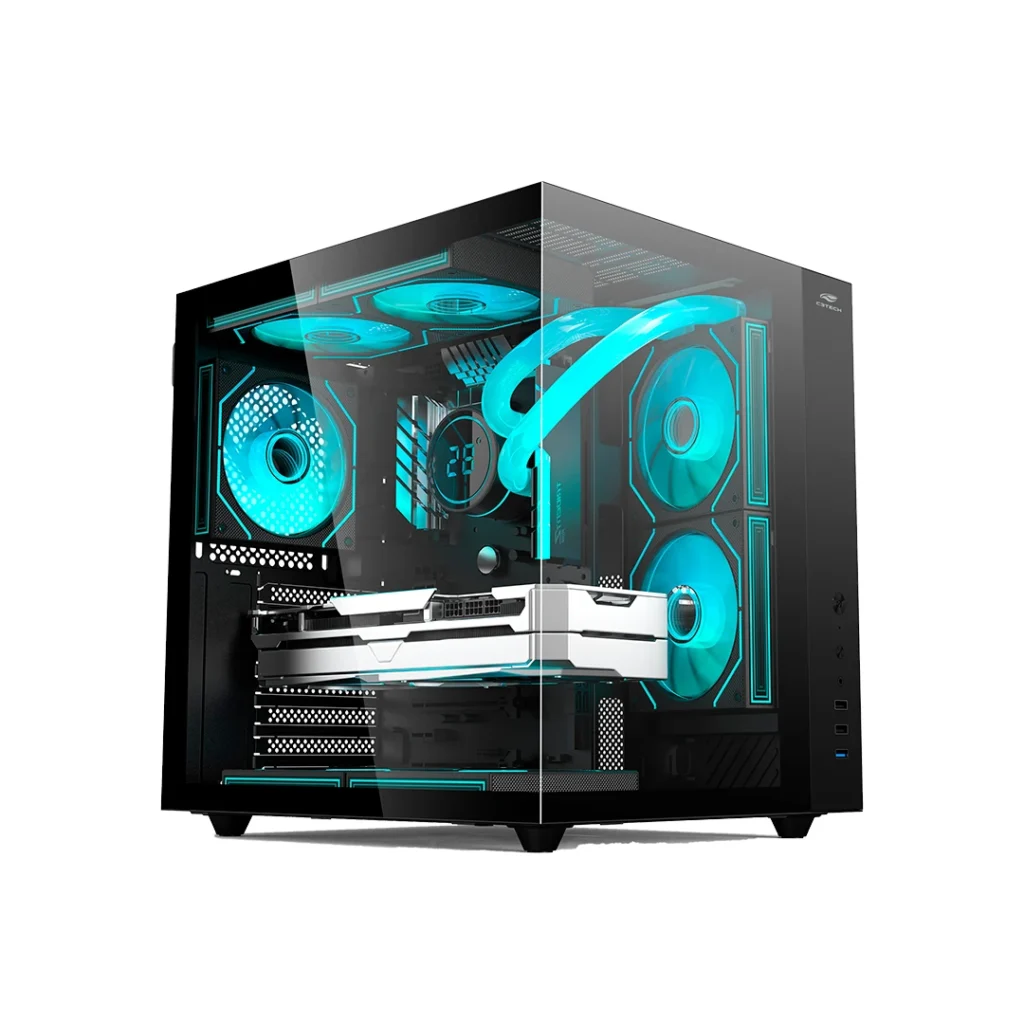 Gabinete Aquarius MT-G920BK sem Fonte C3Tech — opções