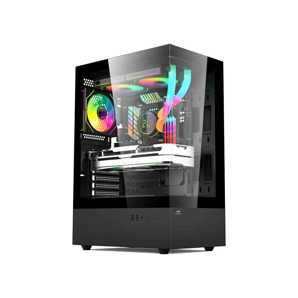 Gabinete Aquarius MT-G860BK sem Fonte C3Tech — opções