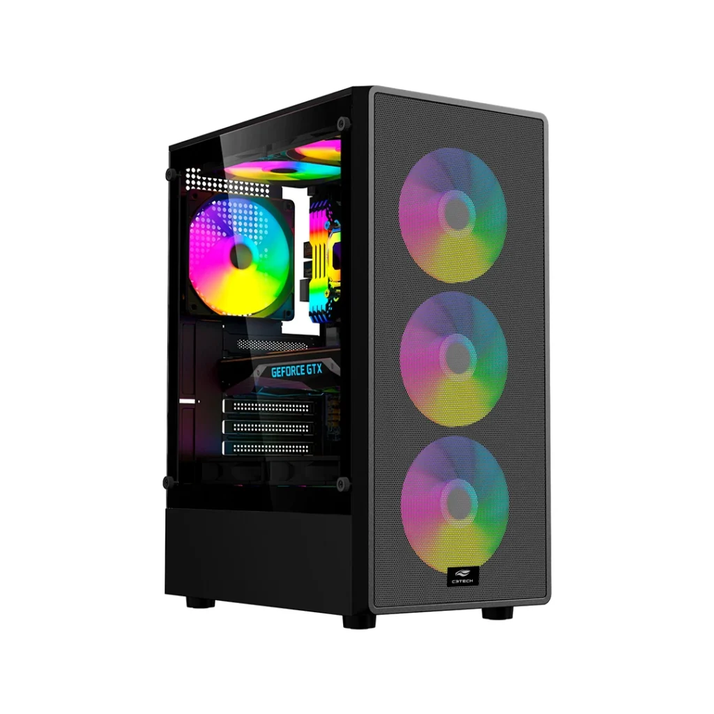 Gabinete Gamer MT-G130BK sem Fonte C3Tech