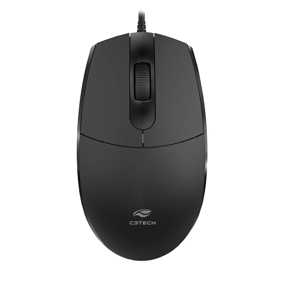 Mouse USB MS-29BK 2M Preto C3Tech