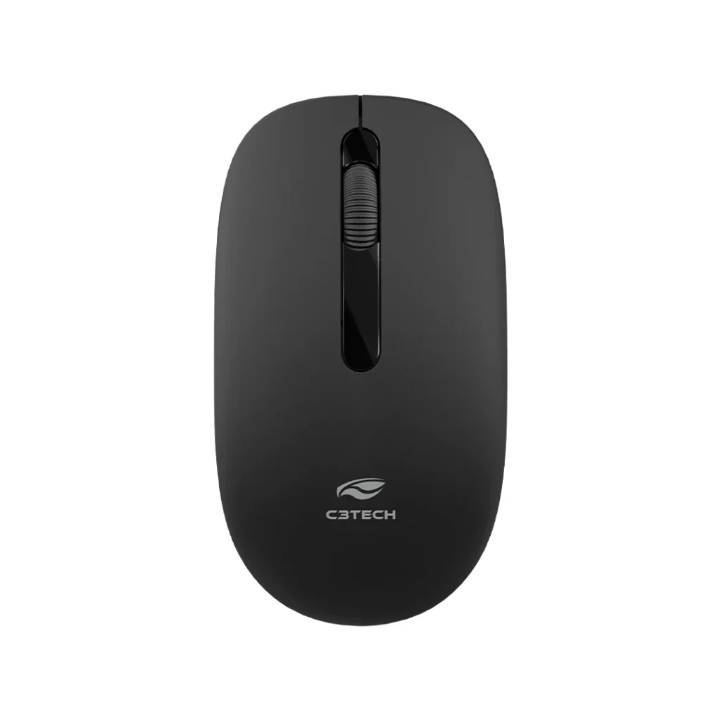 Mouse sem Fio M-W15BK Preto C3Tech