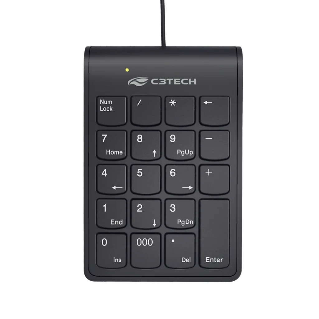 Teclado Numerico USB KN-12BK C3Tech