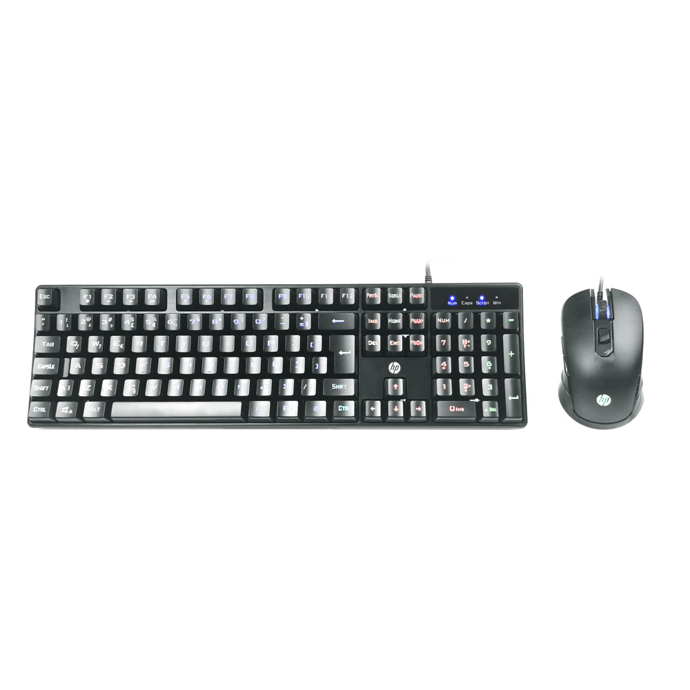 Kit Teclado e Mouse USB Gaming Memb KM200 Pto HP