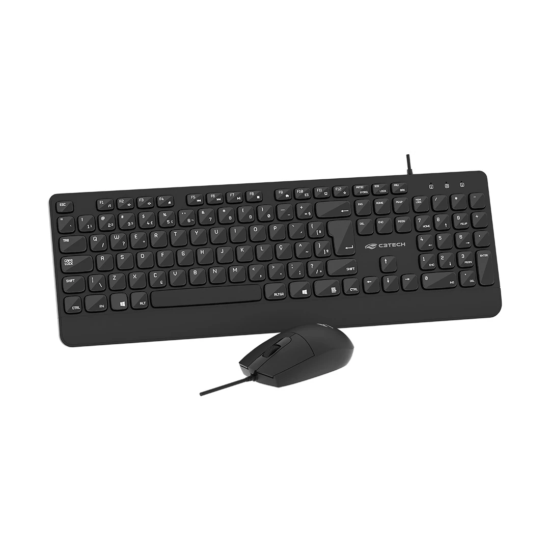Kit Teclado e Mouse USB KT-150BK C3Tech