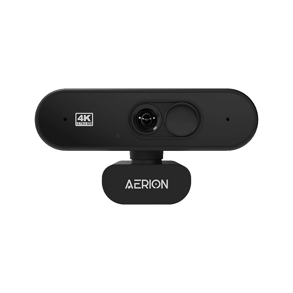 Webcam 4K Aerion WEB400 Preto