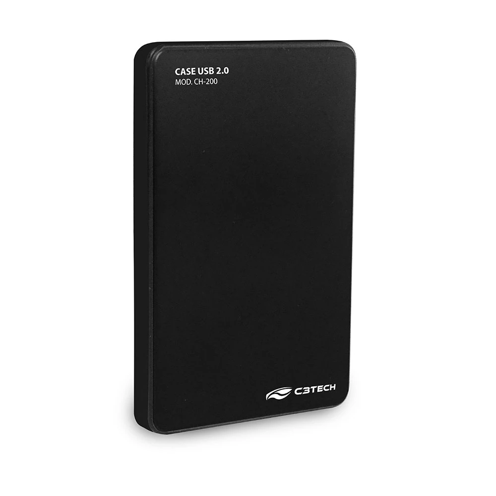 Gaveta para HD Ext 2,5" USB 2.0 CH-200BK C3Tech