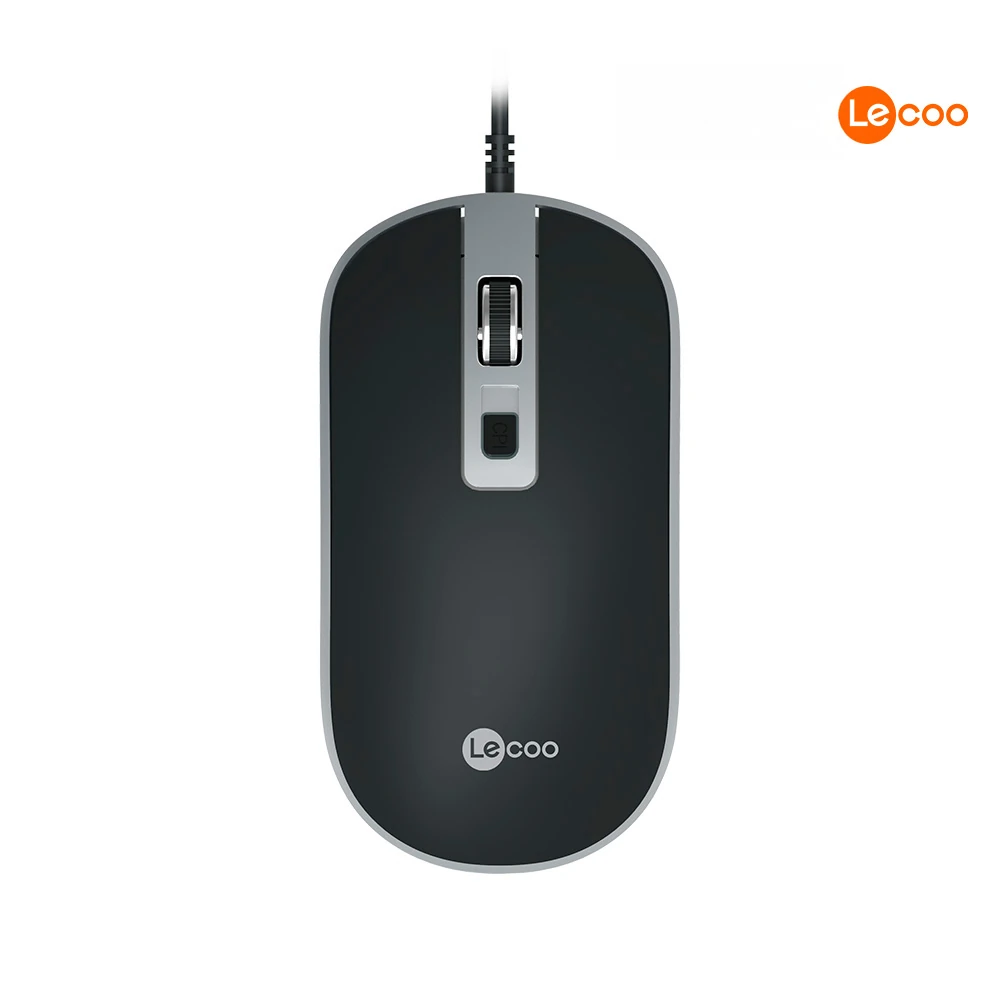 Mouse USB MS104 2000 Dpi Preto Lecoo