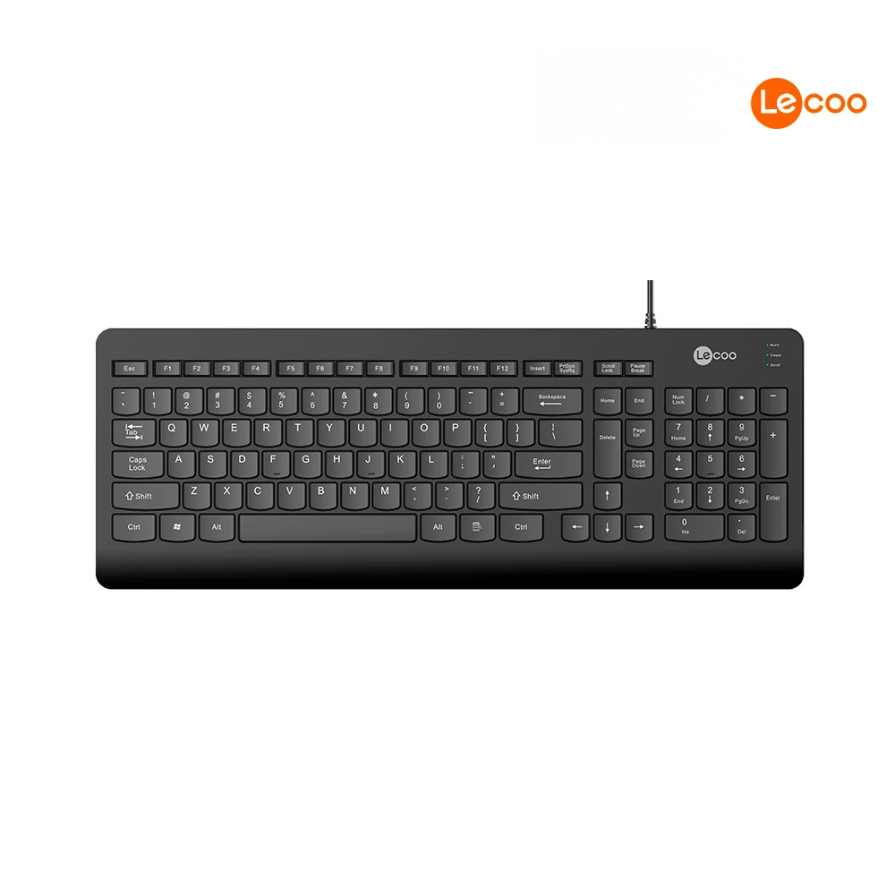 Teclado USB Padrao KB103 Preto Lecoo