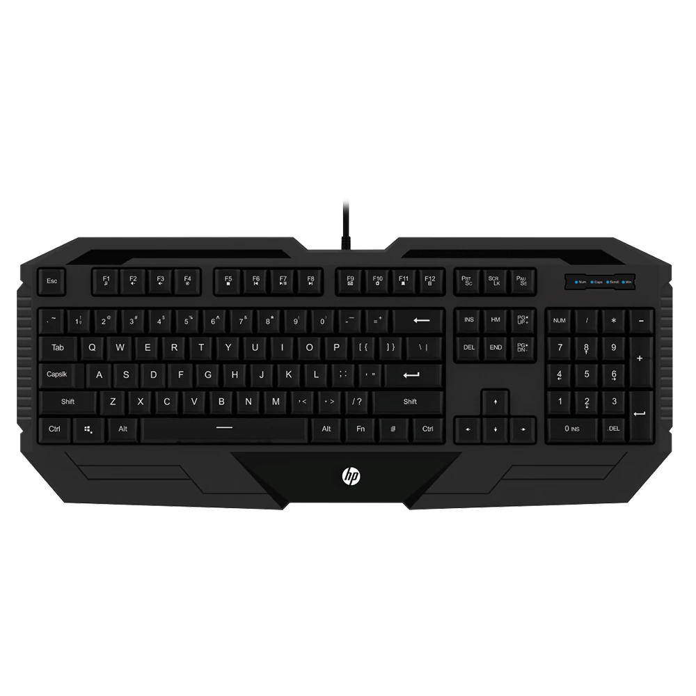 Teclado USB Gamer K130 Preto HP