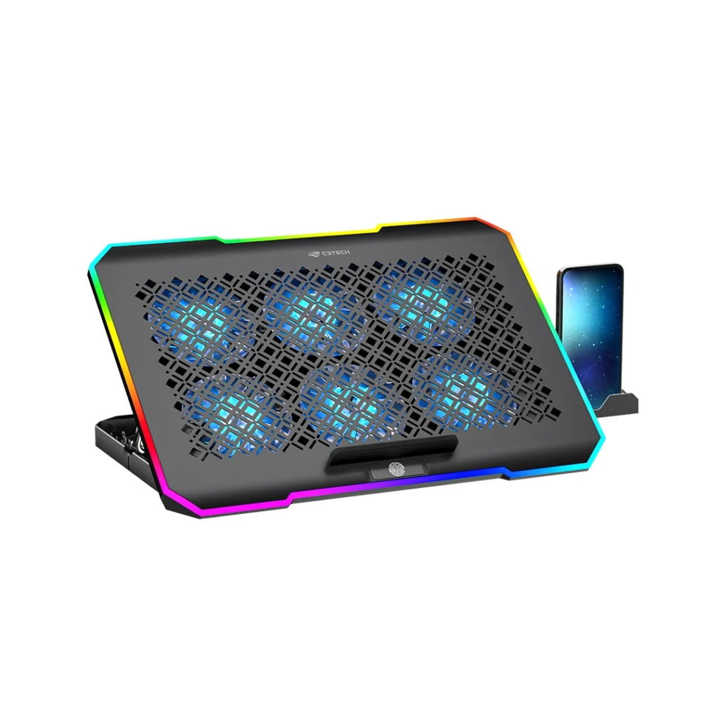 Base para Notebook 17,3" Gamer NBC-550BK C3Tech — opções