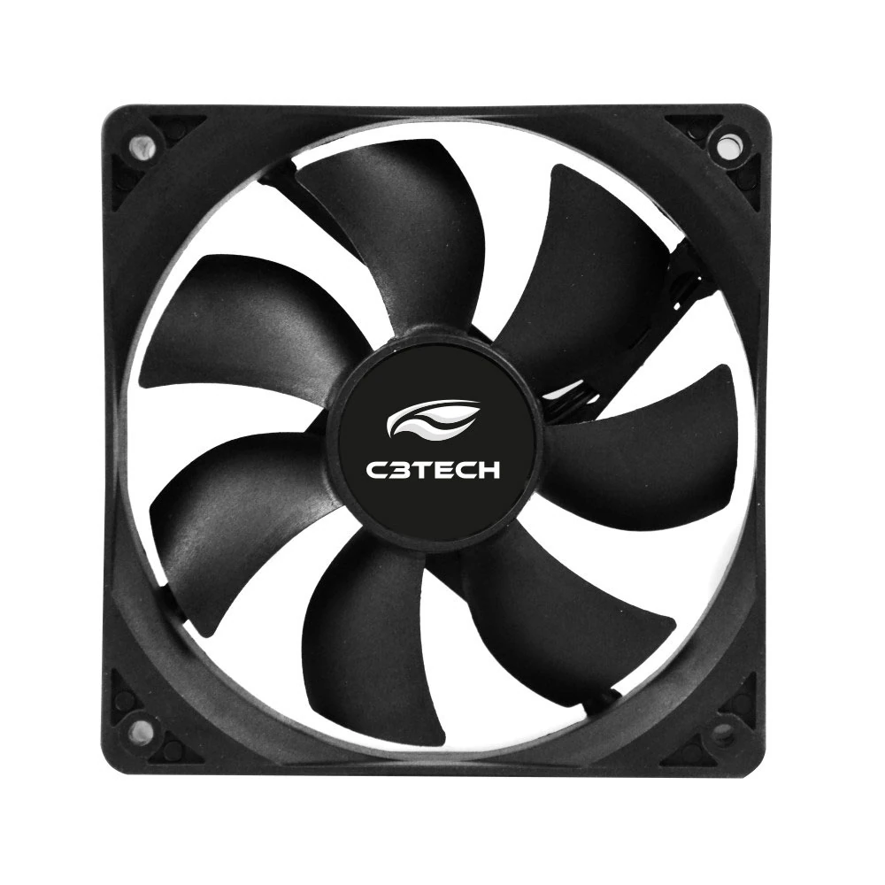Cooler Fan F7-PW10BK 8CM Molex 4P (s/emb) C3Tech