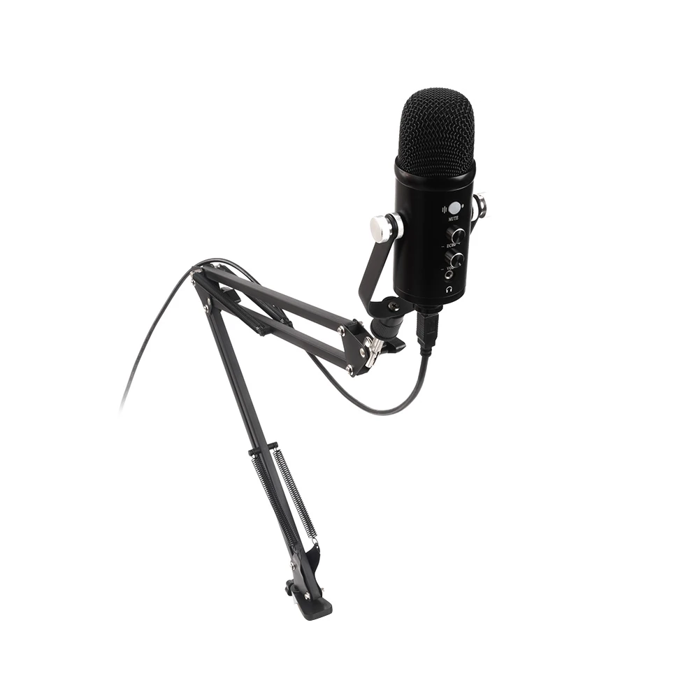 Microfone Streaming USB MI-100BK C3Tech