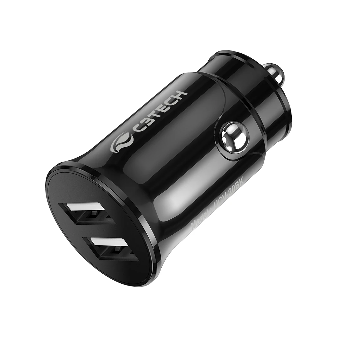 Carreg Veic com 2 USB UCV-20BK C3Tech