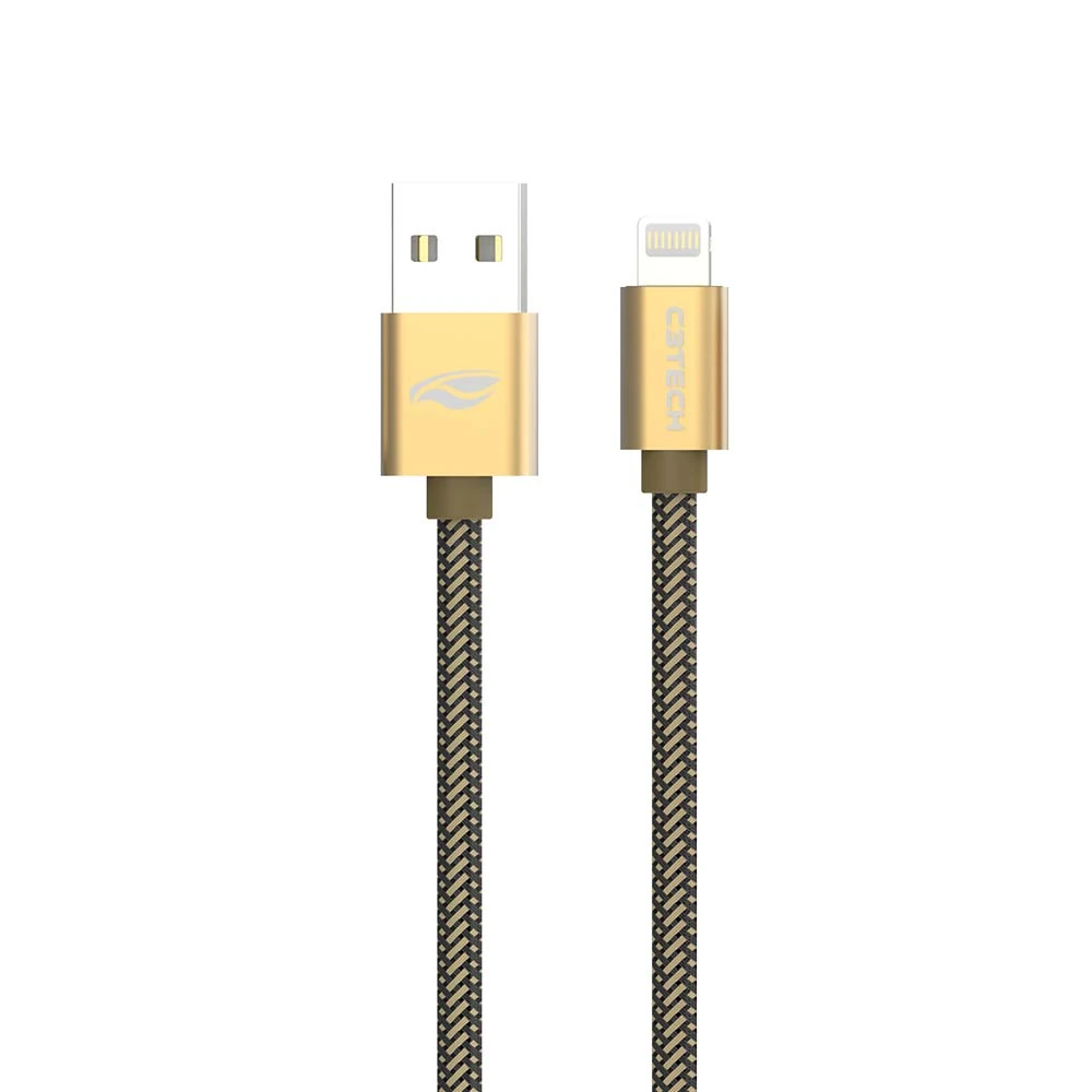 Cabo USB-LIGHTNING 2,0A 2M CB-210GD C3Tech