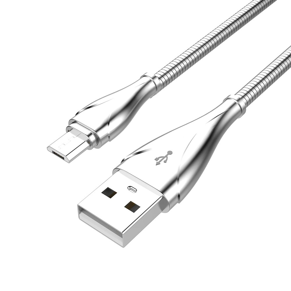 Cabo USB-MICRO USB 2,4A 1M CB-M190GY C3Tech