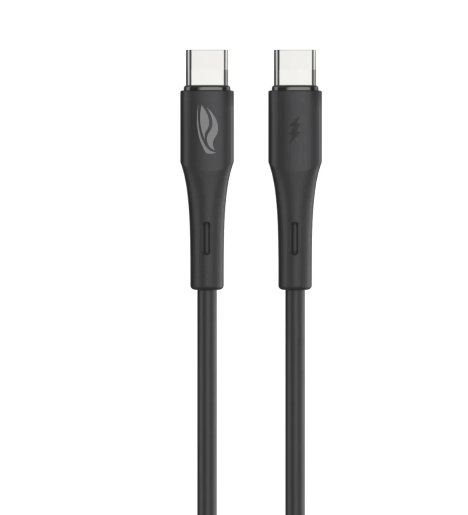 Cabo USB-C-USB-C 1M CB-P300BK C3Tech — opções