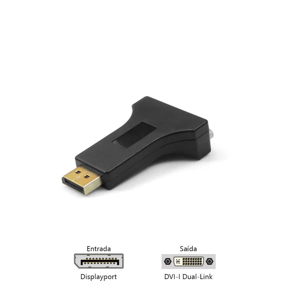 Adaptador DP M/dvi F ADP-DPDVI10BK Plus Cable