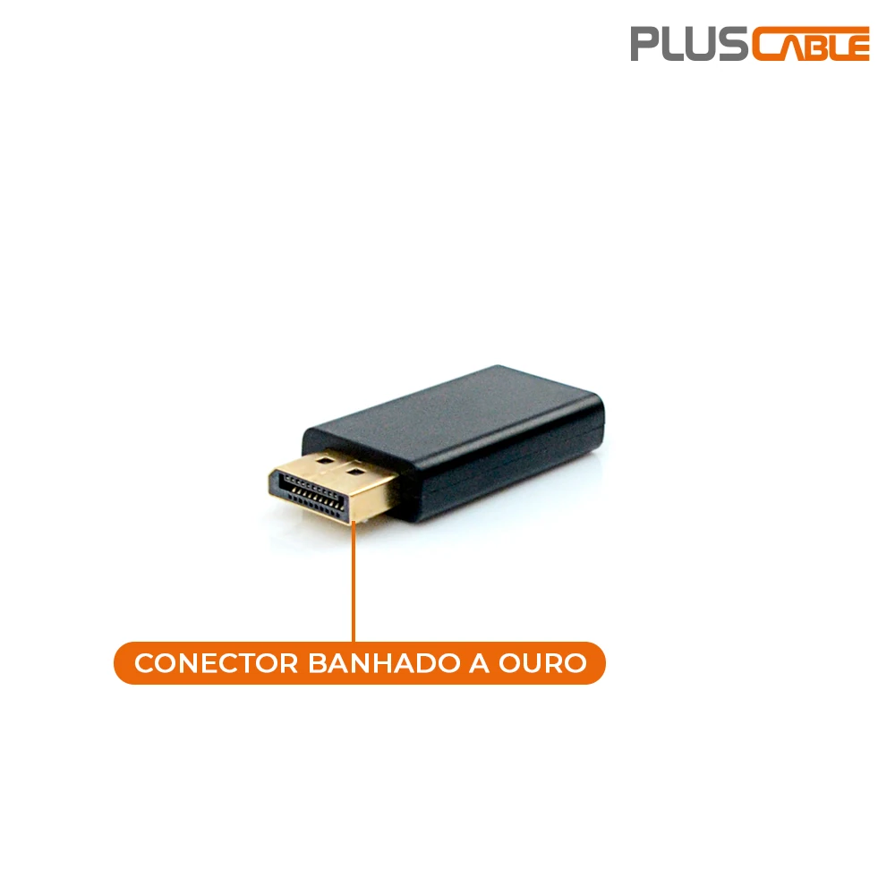 Adaptador DP M/hdmi F ADP-DPHDMI10BK Plus Cable