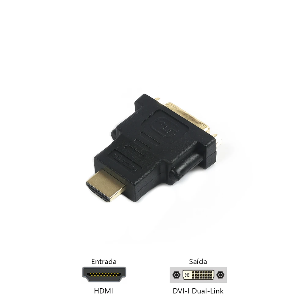 Adaptador HDMI M/dvi F ADP-HDMIDVI10BK Plus Cable