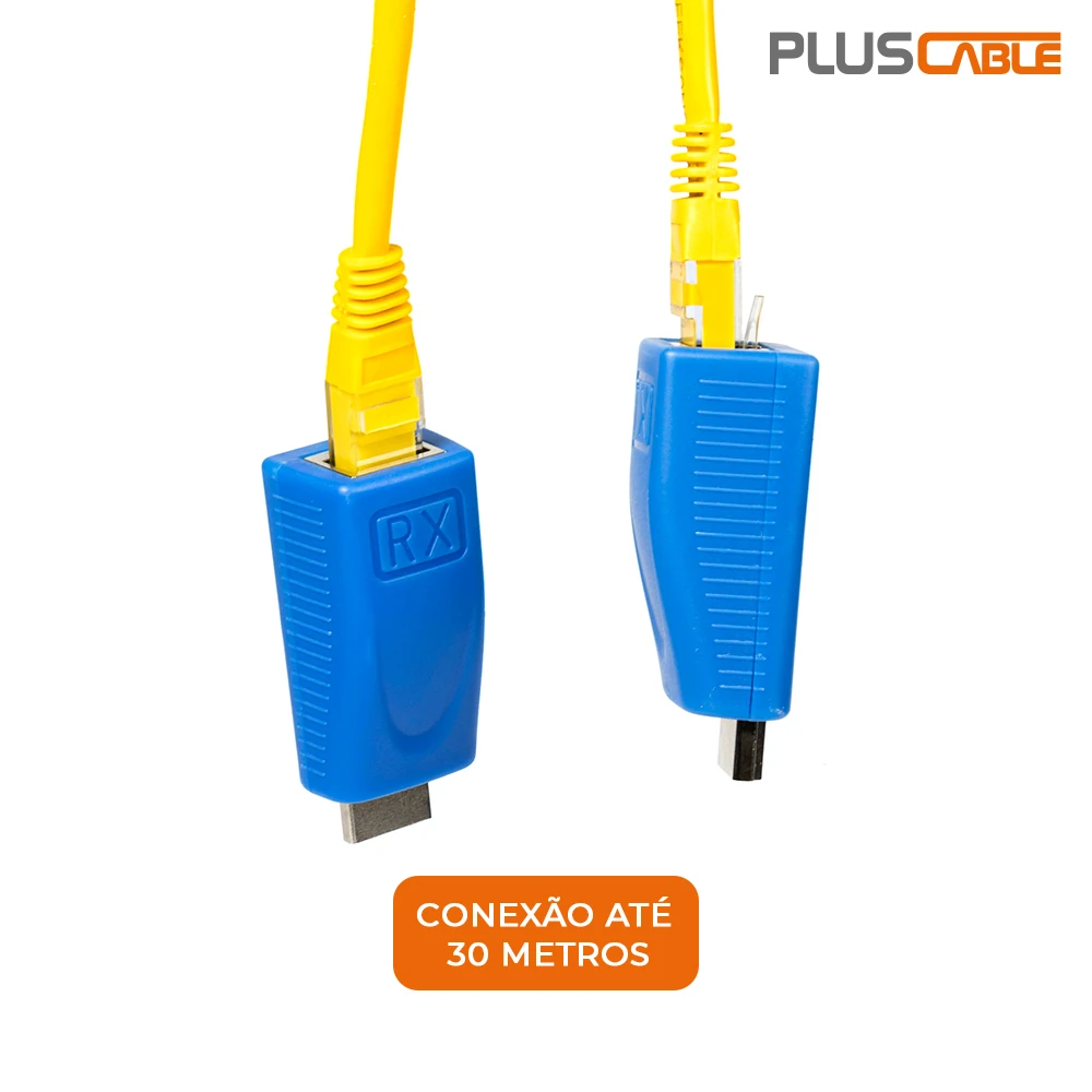 Adaptador HDMI/RJ45 ADP-HDMIRJ45BL Plus Cable