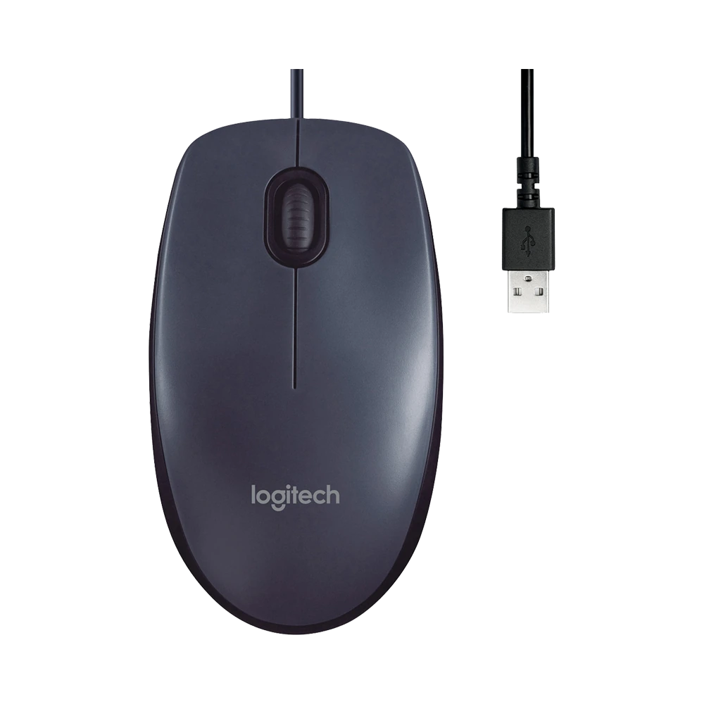 Mouse USB M90 Logitech — opções
