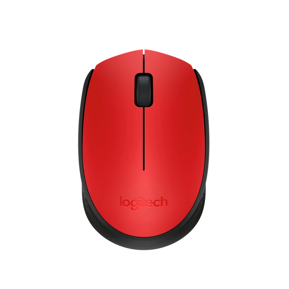 Mouse sem Fio Receptor Nano M170 Verm Logitech