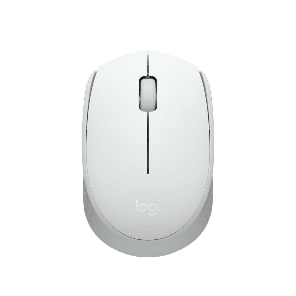 Mouse sem Fio Receptor Nano M170 Off White Logitech