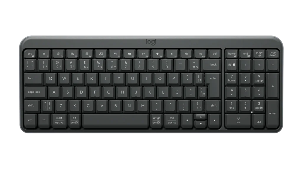 Teclado sem Fio Logitech K250 Grafite ABNT2