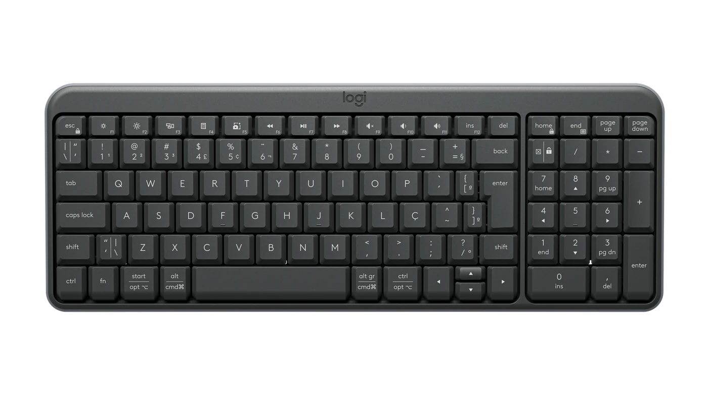 Teclado sem Fio Logitech K250 Grafite ABNT2
